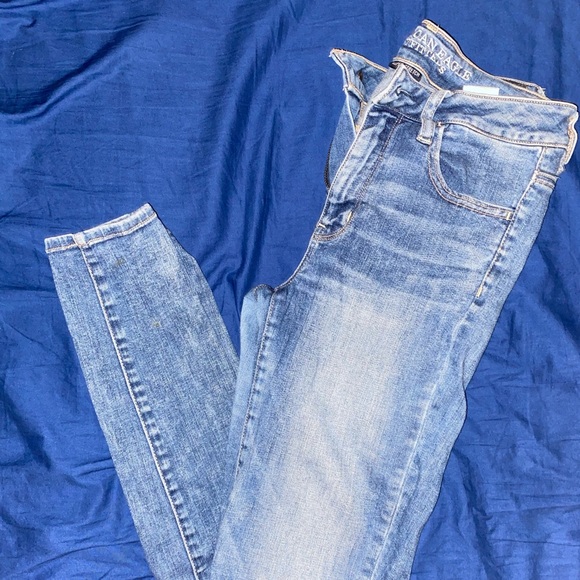 American Eagle Blue skinny Jeans - Picture 2 of 3
